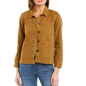 Madewell Chore Jacket M0824 Dark Tobacco Size Medium